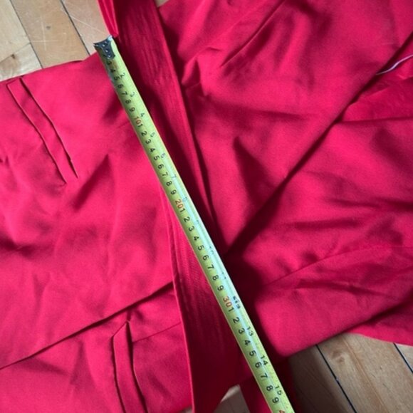 Adelyn Rae Sz M Camryn Red Blazer Puff Sleeves Belted Mini Dress - Picture 9 of 10